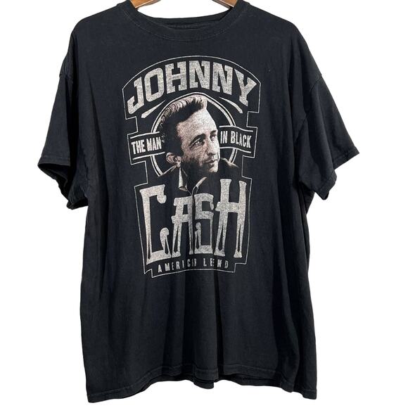 Johnny Cash Graphic Tee Short Sleeve Black American Legend - XL - Picture 1 of 2